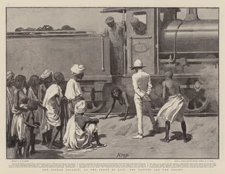 The Soudan Advance, to the Front by Rail, the Natives and the Engine